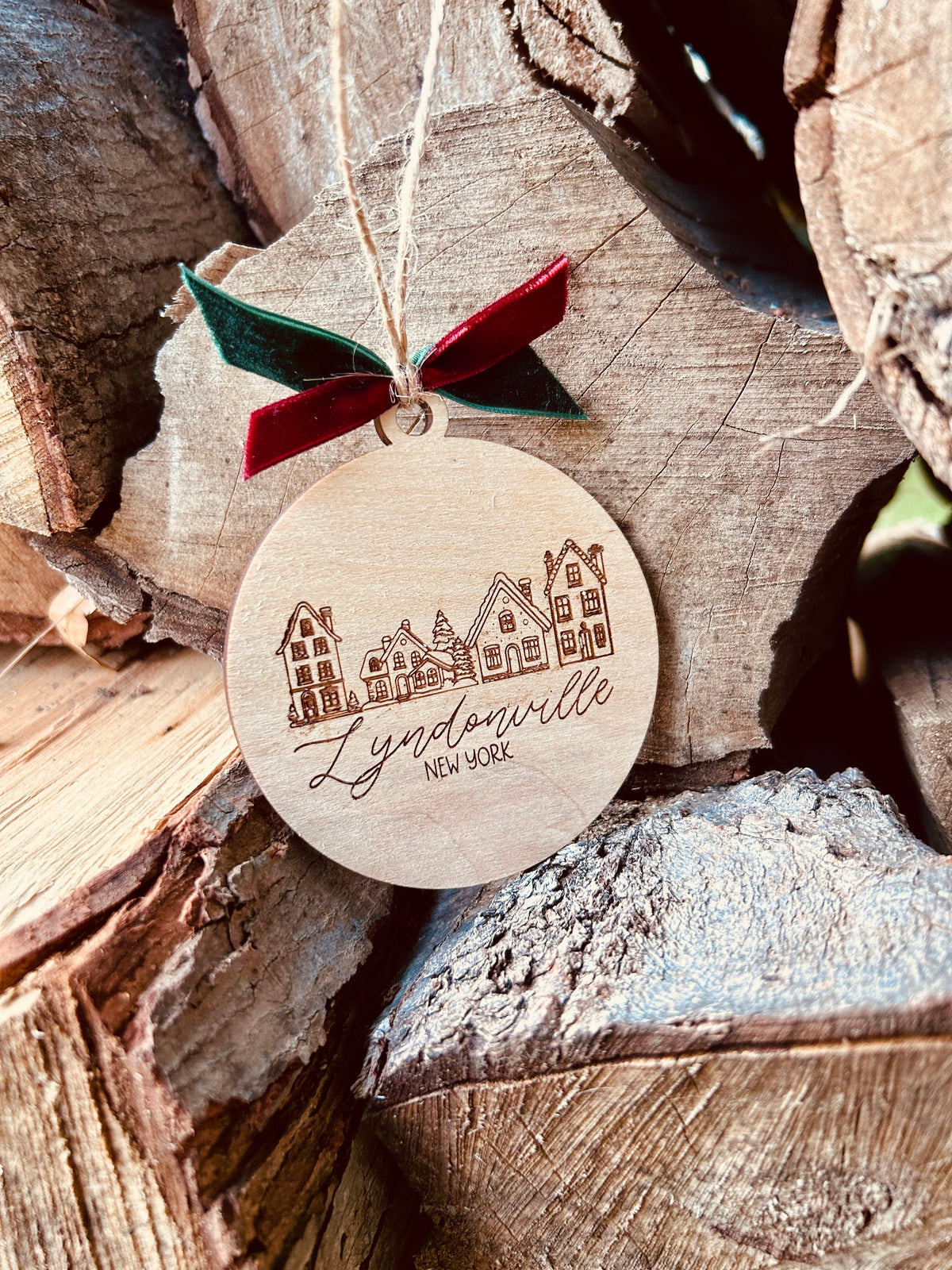 Small town ornament