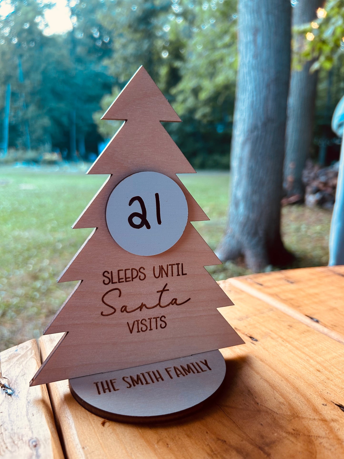 Christmas tree countdown
