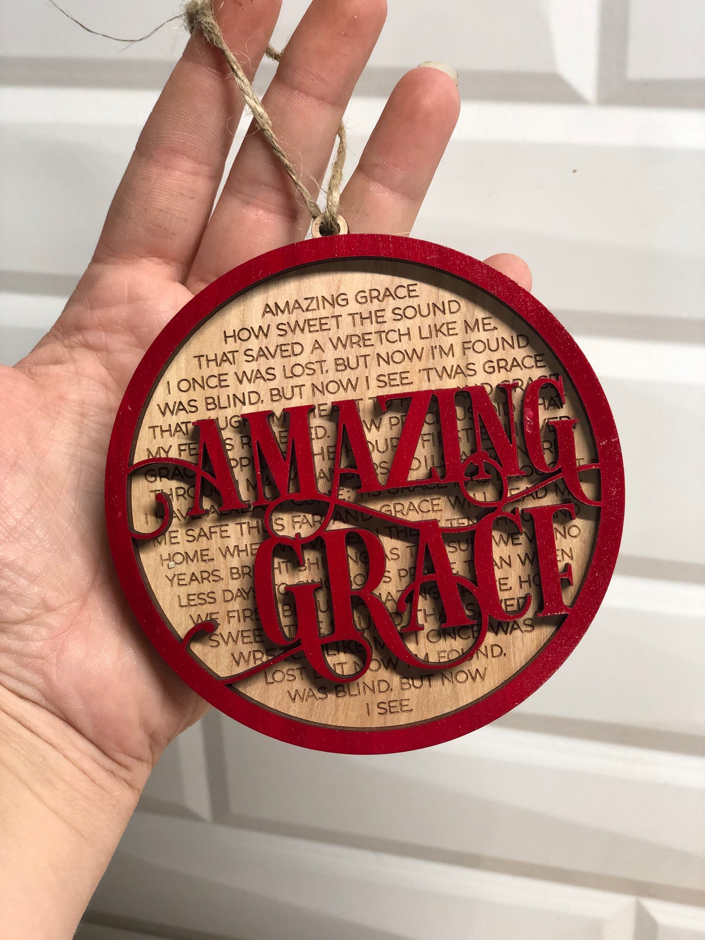Amazing Grace Ornament