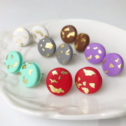 *RTS*  Gold Fleck Clay Studs