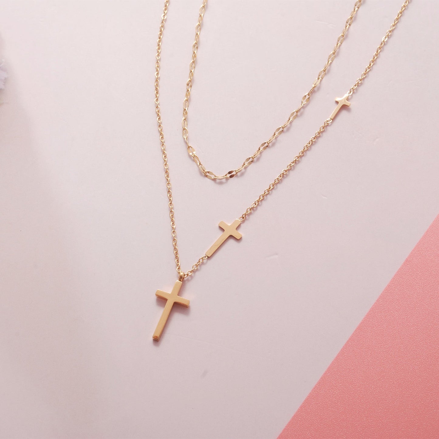 *RTS*  Dainty Cross Choker Necklace