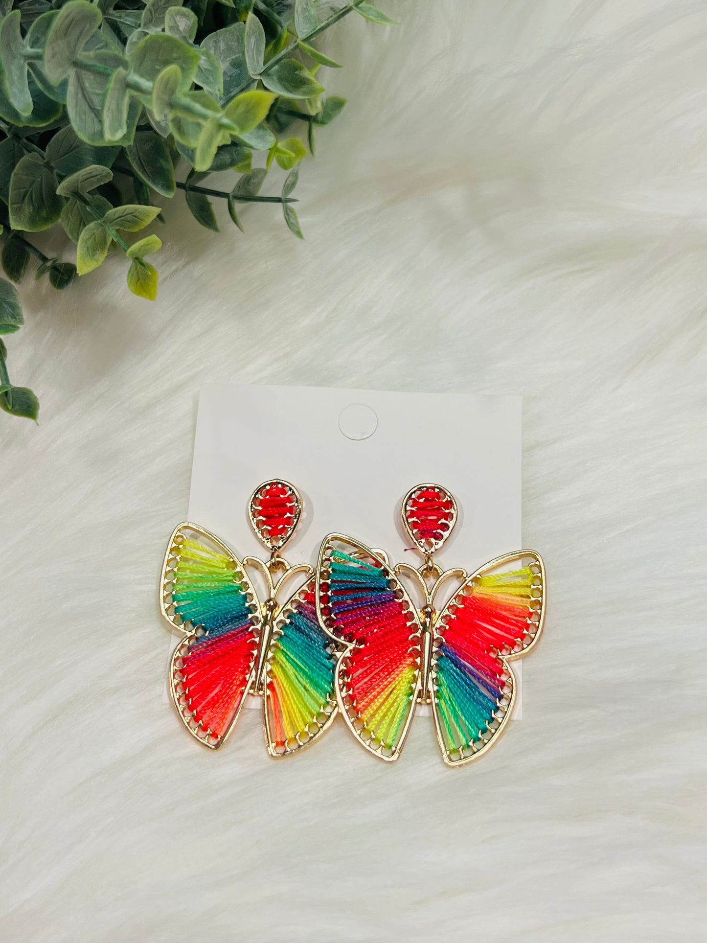 *RTS* Spring Butterfly Drop Studs