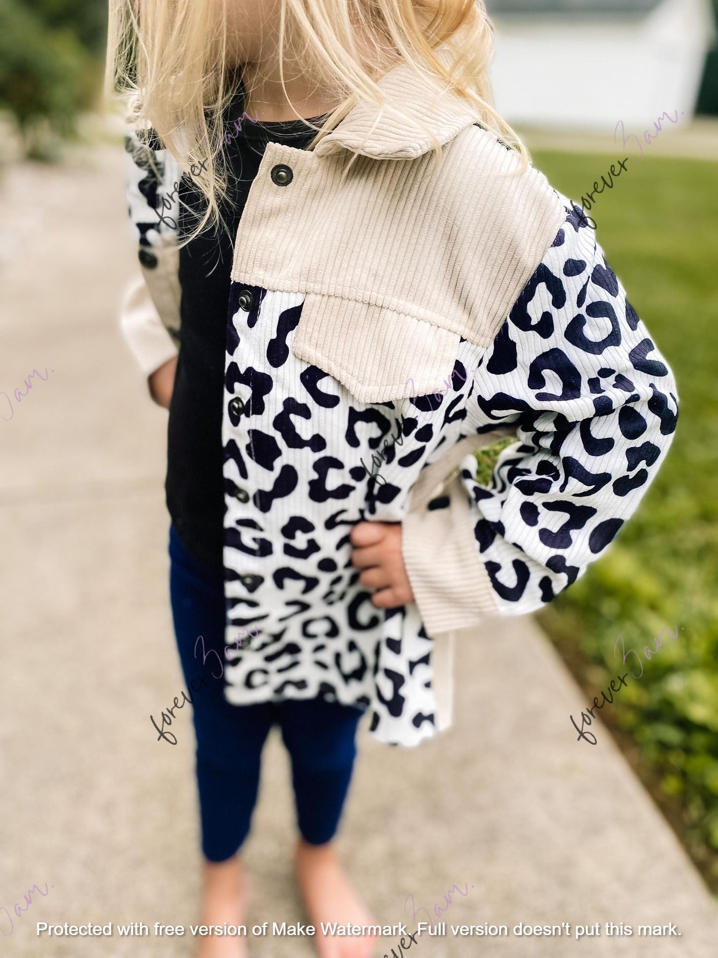 RTS: Leopard Mama and Me shacket-