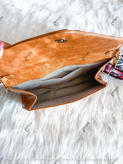 RTS: CLUTCH/CROSSBODY VEGAN LEATHER PURSE-