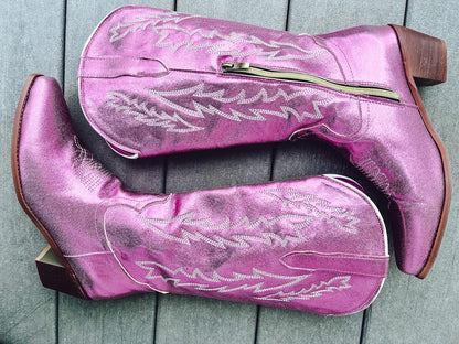 RTS: The Elle Woods Bend and Snap Cowgirl Boot-