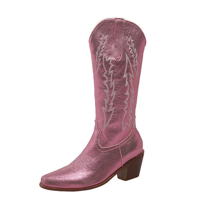 RTS: The Elle Woods Bend and Snap Cowgirl Boot-