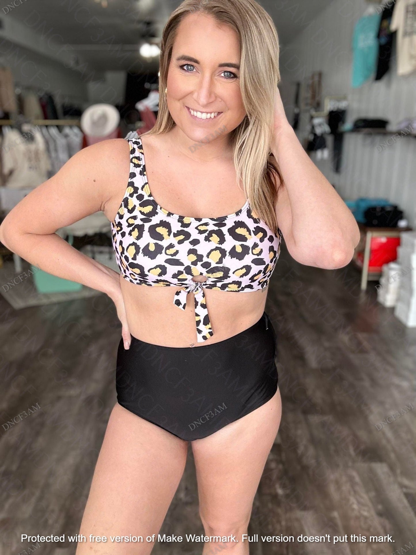 RTS: Leopard 2-piece Swim-