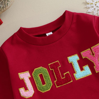 RTS: Jolly university embroidered Crewneck