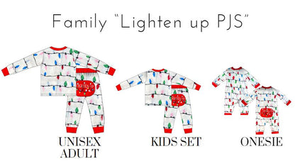 RTS: Christmas Bulb Family Pjs