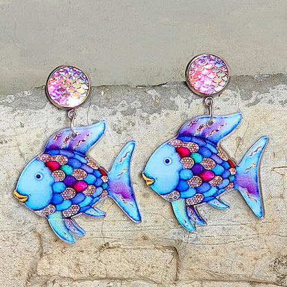 *RTS* School Fish Drop Studs