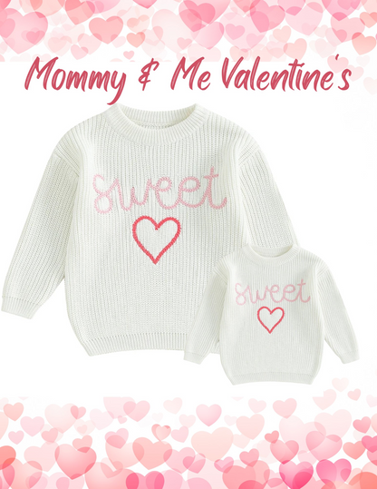 rts: Mommy and Me Valentine's Sweetheart Sweater*