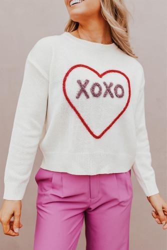 RTS: Knitted Heart XOXO Sweater*