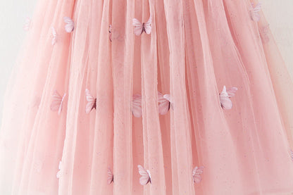 RTS: Butterfly & Flower Tulle Twirl Dress