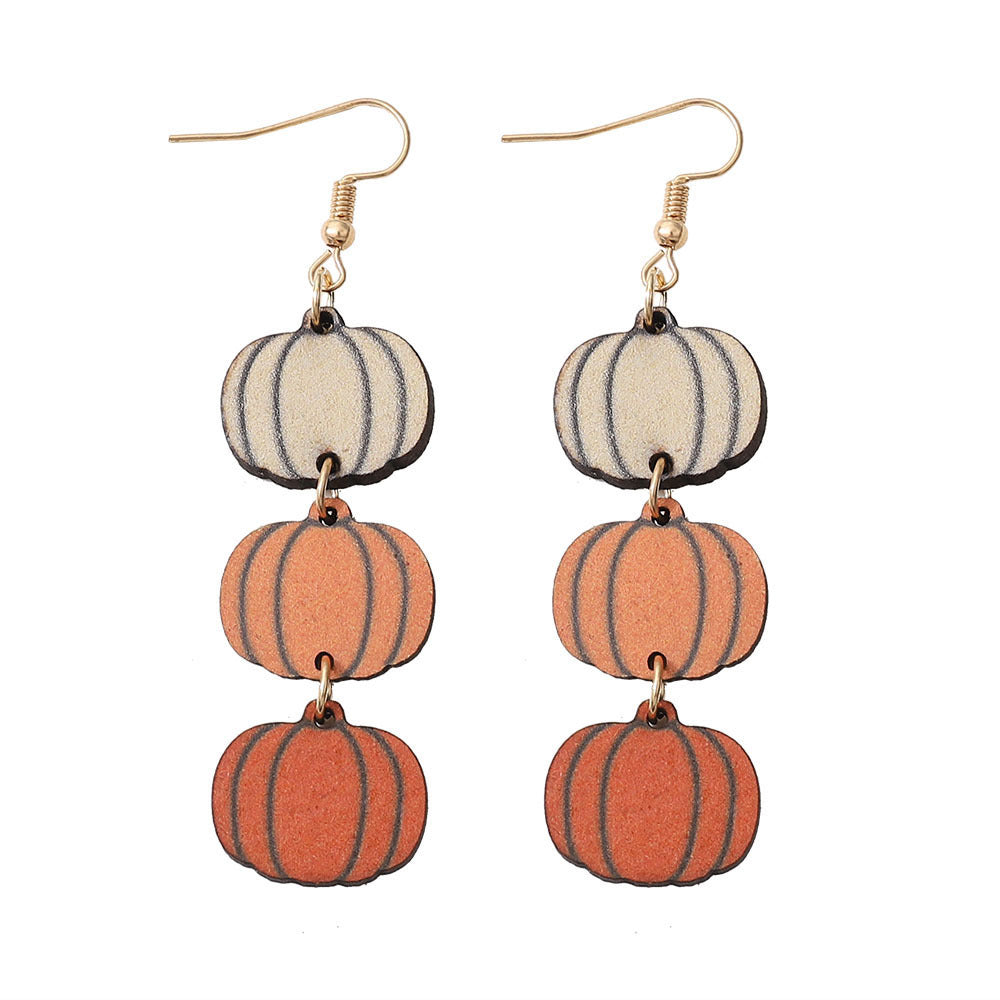 *RTS: Ombré Pumpkin Dangles*