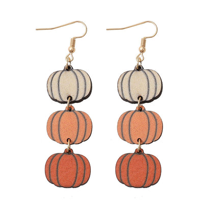 *RTS: Ombré Pumpkin Dangles*