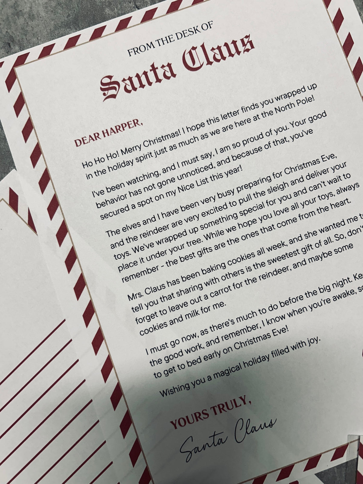 Nice List Letter and Ornament