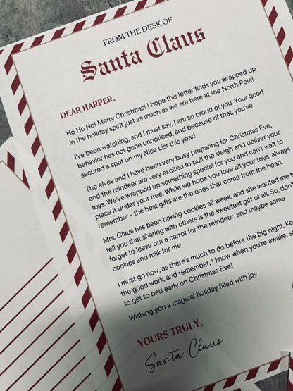 Nice List Letter and Ornament