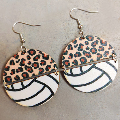 *RTS* Wooden Sports Earrings