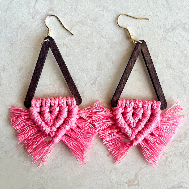 *RTS* Macrame Earrings (multiples Colors)