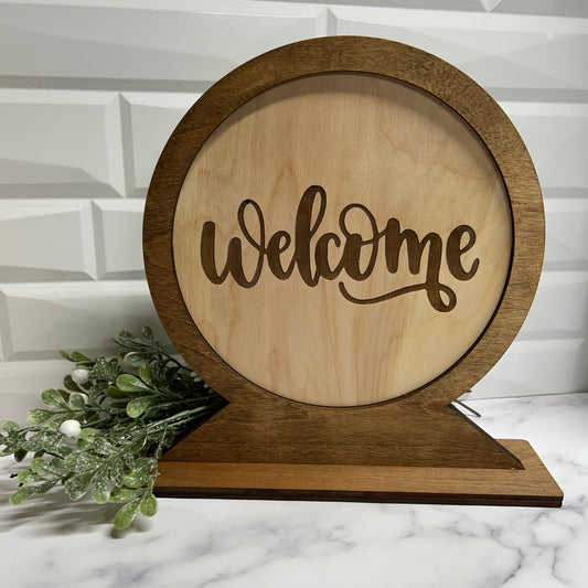 Interchangeable Sign Base - 8”