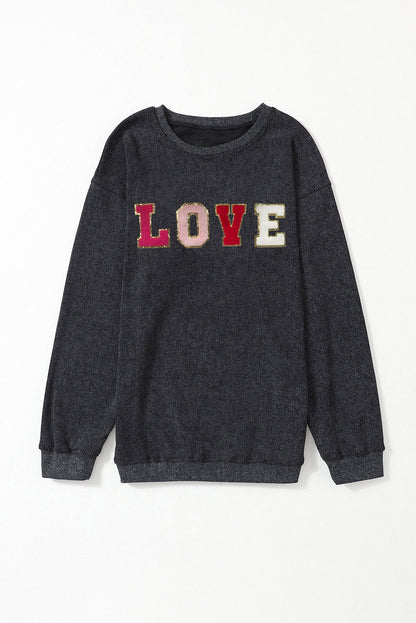 RTS: The Amor Corded "LOVE" Crewneck*