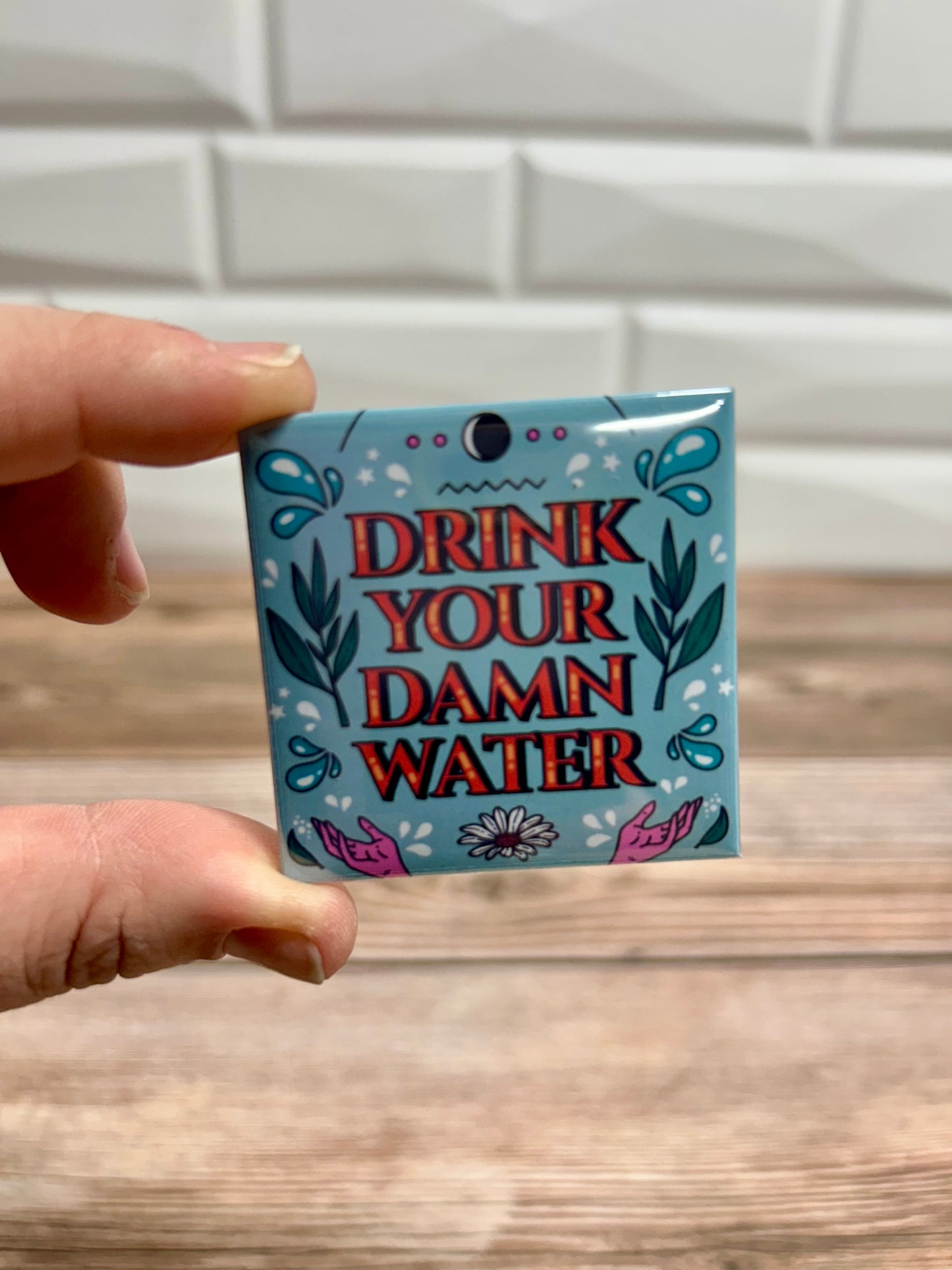 Drink water magnet
