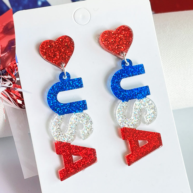 *RTS: Acrylic USA Drop Studs*