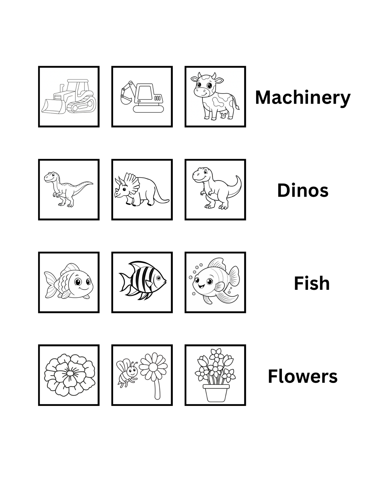 Coloring Magnet Set