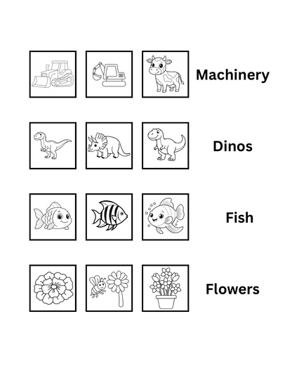 Coloring Magnet Set