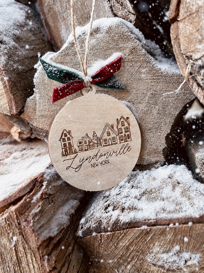 Small town ornament