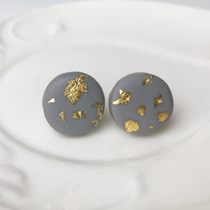 *RTS*  Gold Fleck Clay Studs