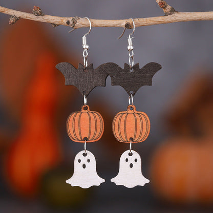 *RTS* Fall/ Halloween Wooden Earring