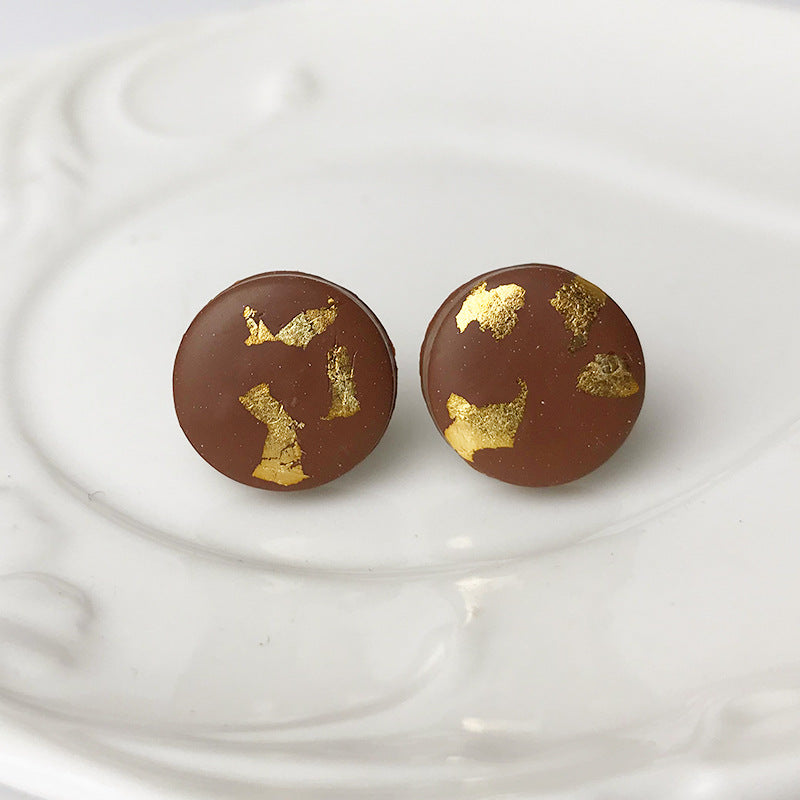 *RTS*  Gold Fleck Clay Studs