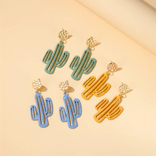 *RTS Spring Cactus Earrings*