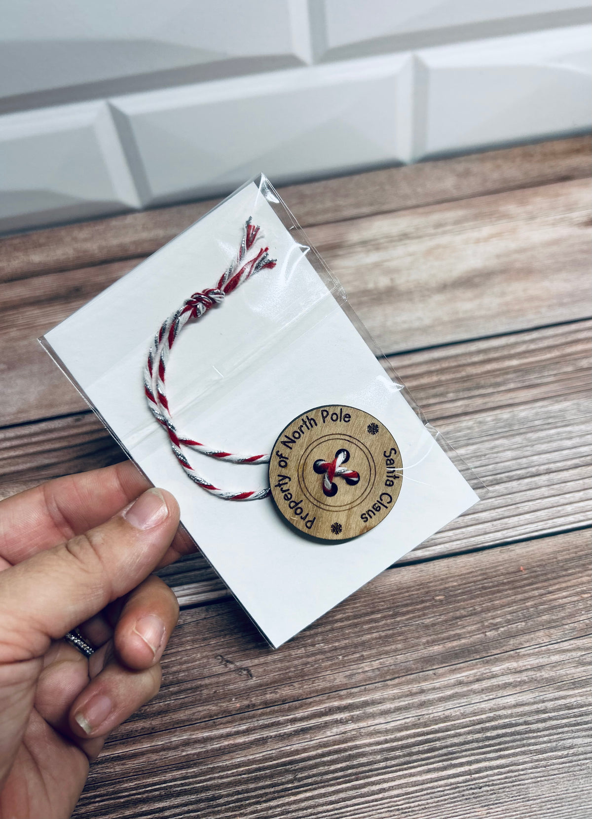 Santa’s button