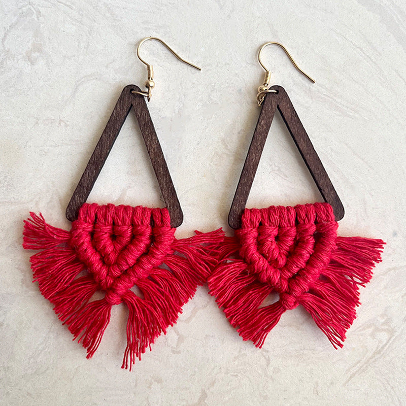 *RTS* Macrame Earrings (multiples Colors)