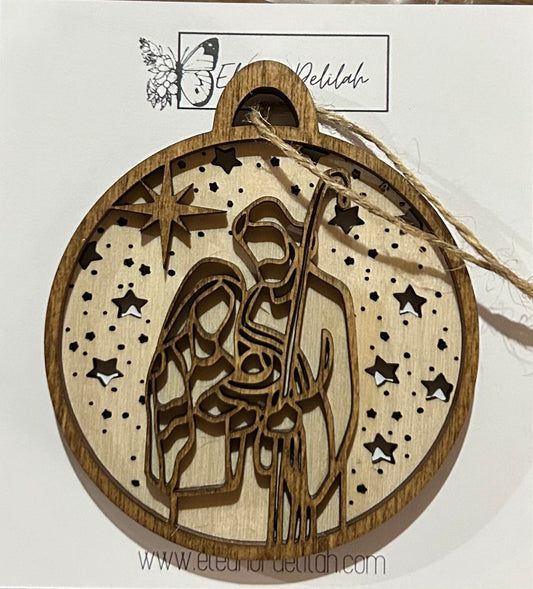 Holy Family Ornament