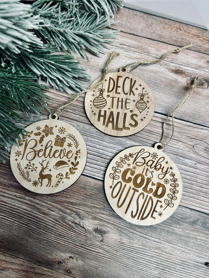 Christmas ornaments - 15 designs