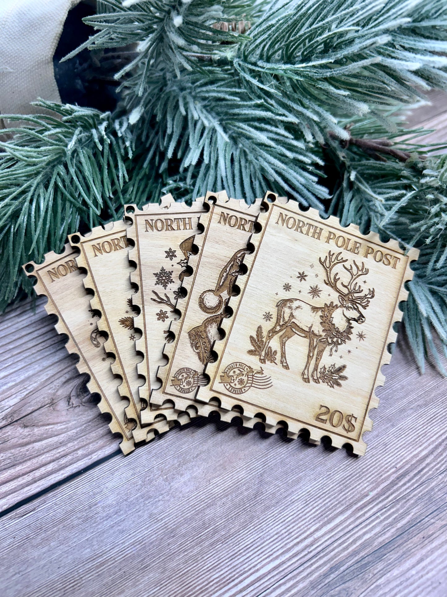 North Pole Post Ornaments