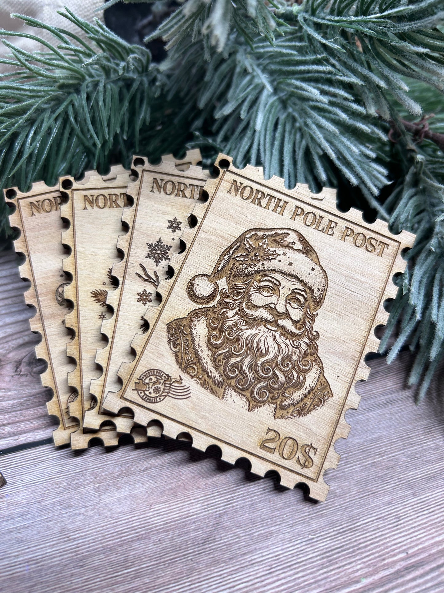 North Pole Post Ornaments