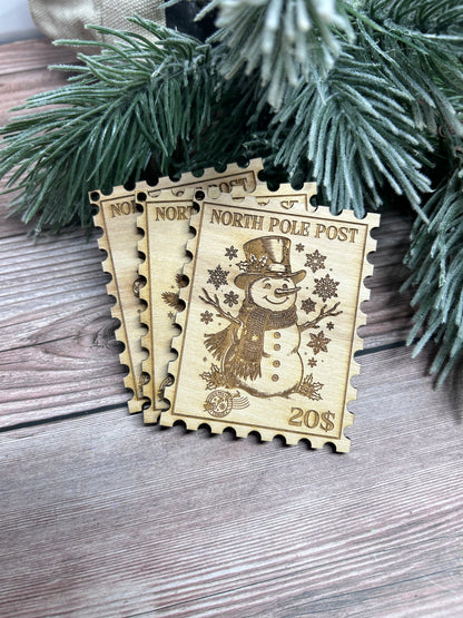 North Pole Post Ornaments