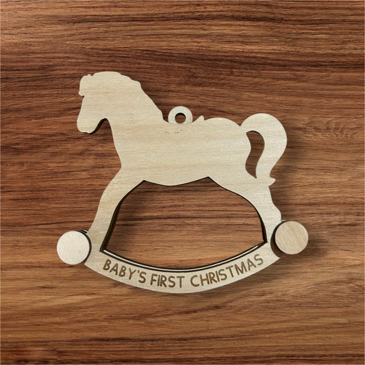 Rocking horse ornament