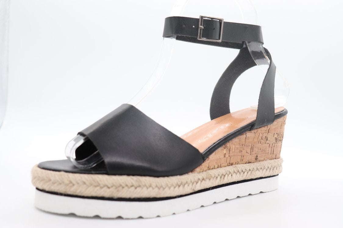 RTS: The Baylee Vegan Leather Wedge-