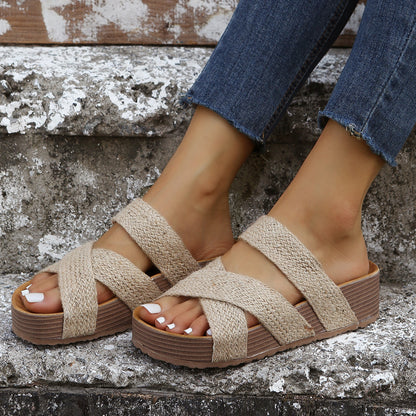 RTS: The Cross Over Slip on Sandal-