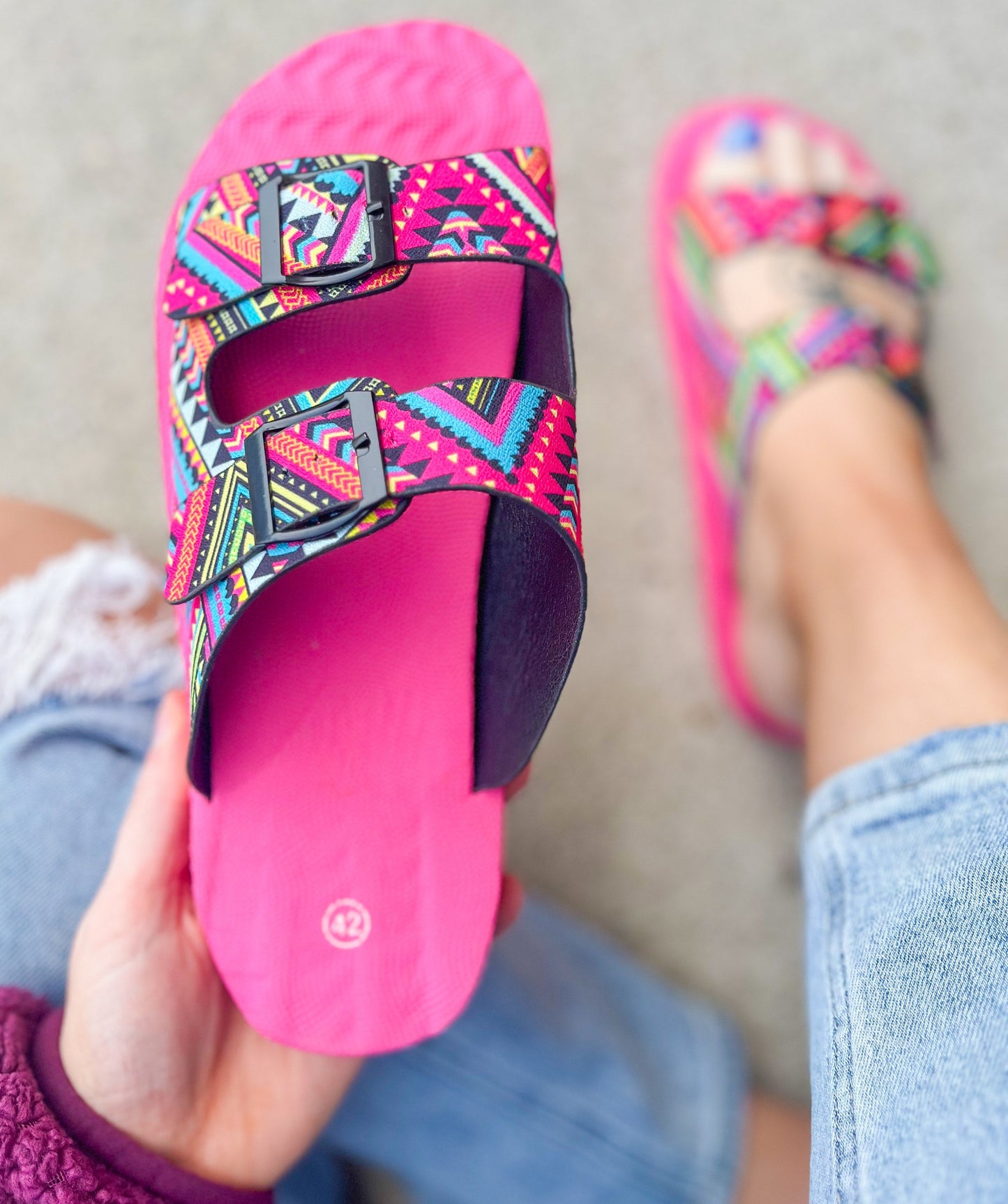 RTS: The EVA Buckle Strap Sandals-