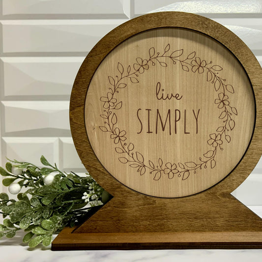 8” Insert - Live Simply