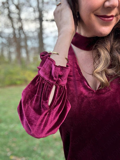 RTS: The Sammie Velvet Shirt-