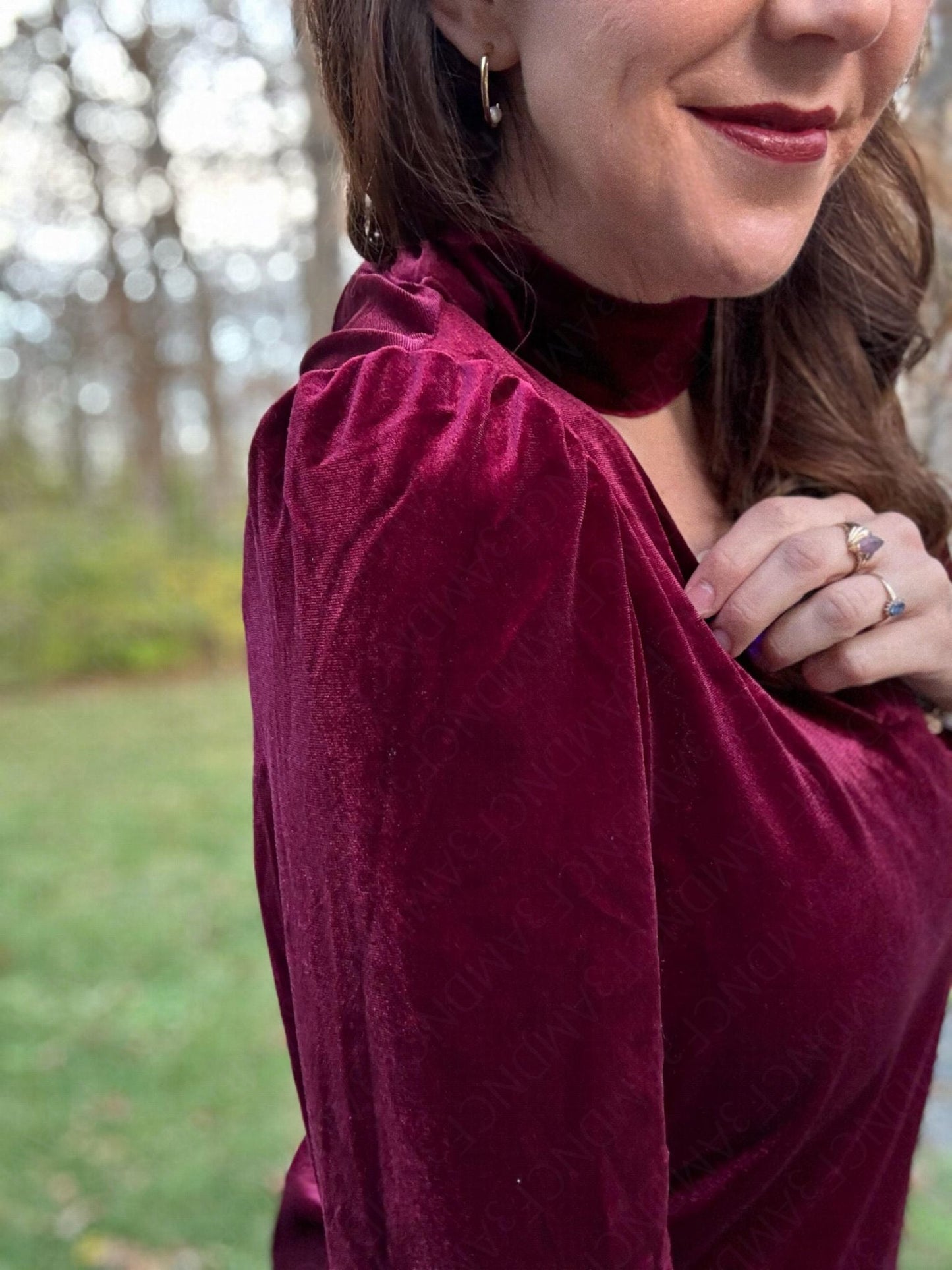 RTS: The Sammie Velvet Shirt-