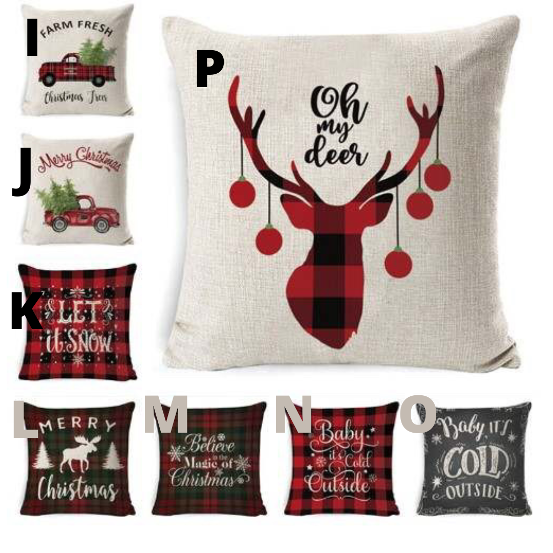 Christmas pillow covers